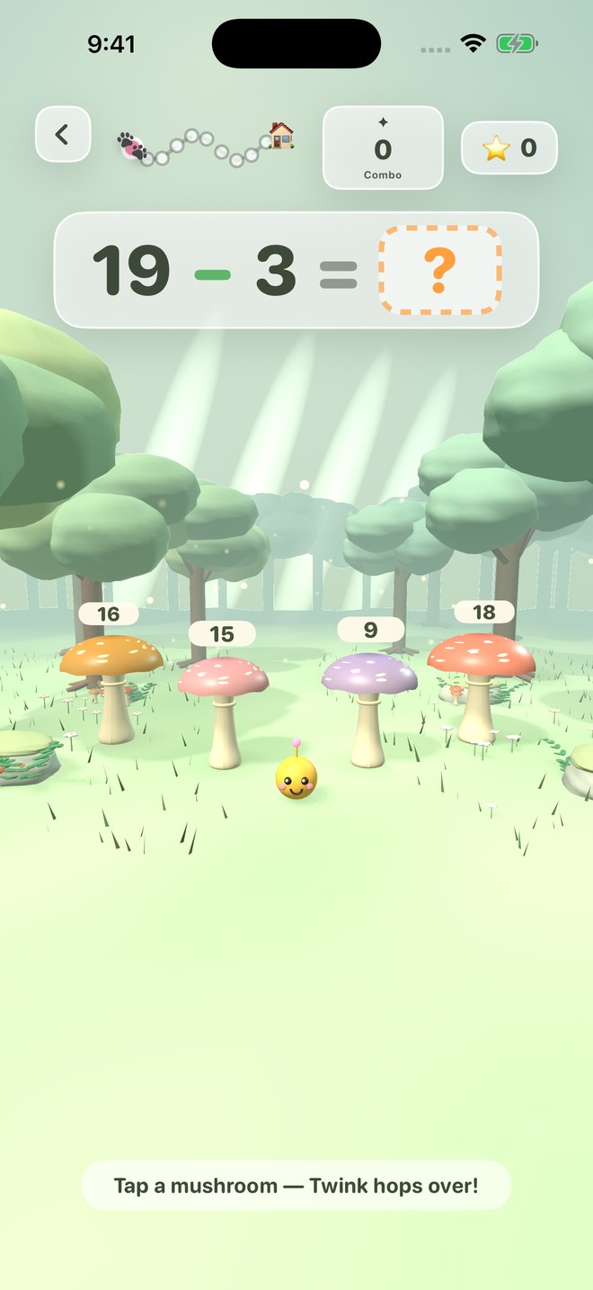 MathStar forest arithmetic screen
